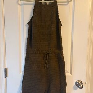 Universal Thread  Crochet Halter Jumpsuit